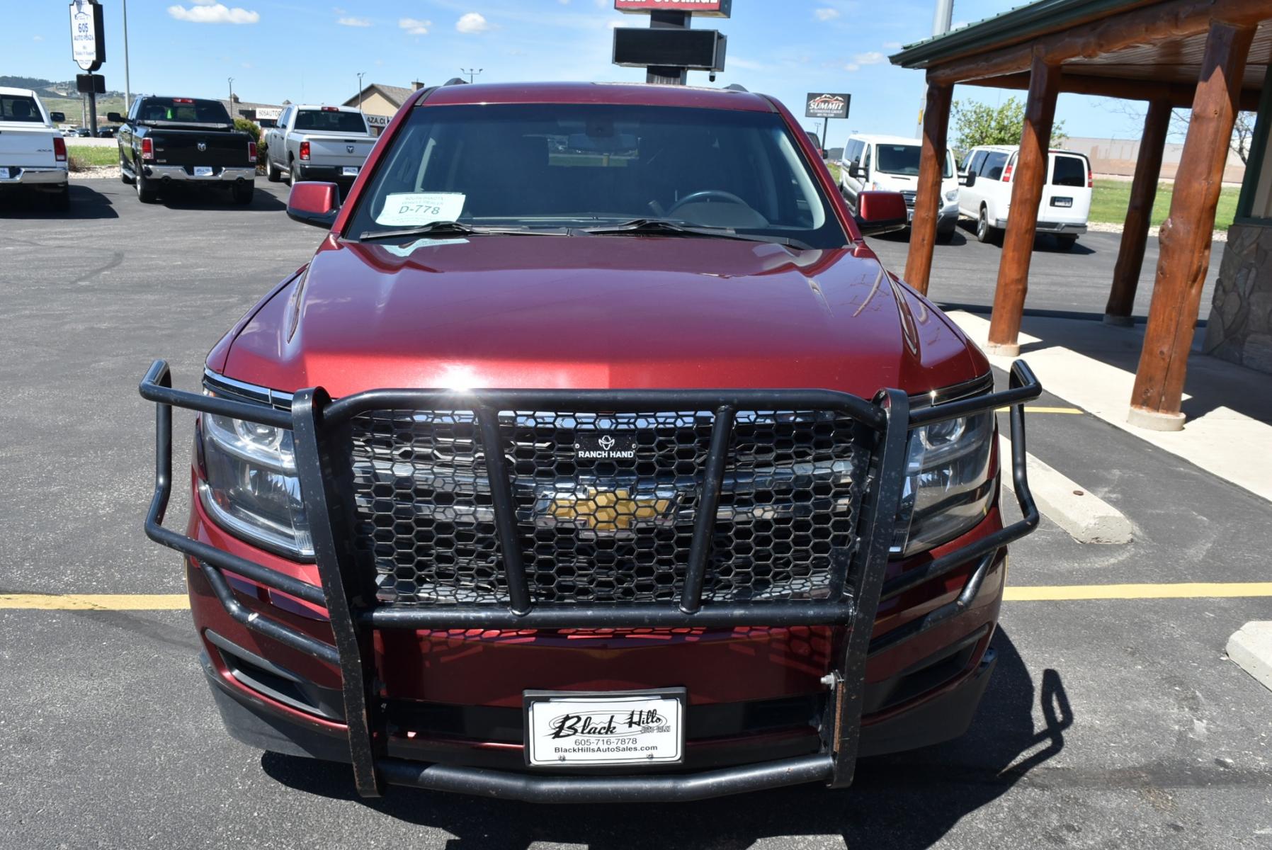 2019 Maroon /Black Chevrolet Suburban Fleet (1GNSKKKC6KR) with an 5.3L V-8 engine, 6-Speed Automatic transmission, located at 1600 E Hwy 44, Rapid City, SD, 57703, (605) 716-7878, 44.070232, -103.171410 - Photo #1